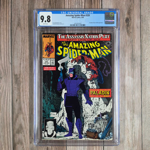 Amazing Spider-Man #320 CGC 9.8 WP Cover art by Todd McFarlane (Cert 2020)