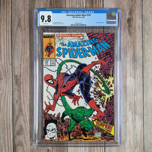 Amazing Spider-Man #318 CGC 9.8 WP Cover art by Todd McFarlane (Cert 2012)