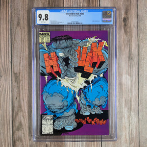 Incredible Hulk #345 CGC 9.8 WP ICONIC Cover art by Todd McFarlane (Cert 6020)