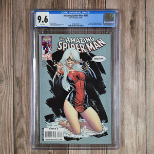 Amazing Spider-Man #607 CGC 9.6 WP ICONIC Cover art by J. Scott Campbell (Cert 2017)