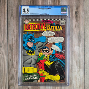 Detective Comics #363 CGC 4.5 2nd Appearance of Batgirl (Cert 6005)
