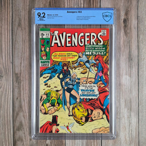 Avengers #83 CBCS 9.2 WP 1st appearance of Valkyrie, Enchantress in disguise (Cert 024)