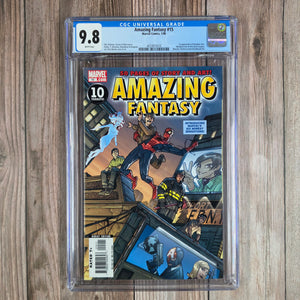 Amazing Fantasy #15 CGC 9.8 WP 1st Appearance of Amadeus Cho and the Blackjack Strike Team (Cert 3016)
