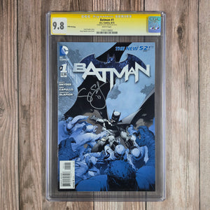 Batman #1 CGC 9.8 WP SS Signed by Scott Snyder, 5th Print, 1st Appearance of Lincoln March (Cert 8002)