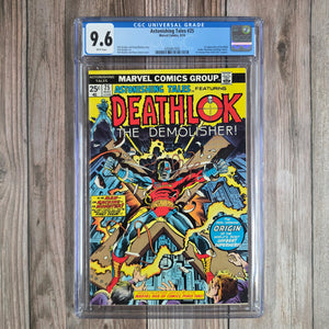 Astonishing Tales #25 CGC 9.6 WP 1st appearance of Deathlok, and  Major Ryker, 1st published artwork for Marvel by George Perez (Cert 7002)