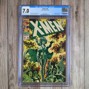 X-Men #50 CGC 7.0 ICONIC Cover by Jim Steranko, 2nd Appearance of Polaris, Origin of the Beast (Cert 2003)
