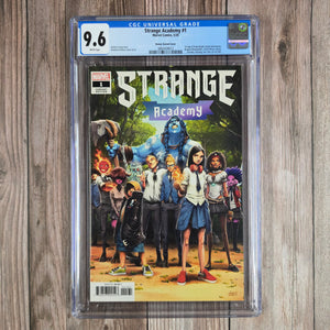 Strange Academy #1 CGC 9.6 WP 1:25 Ramos Variant Cover 1st Appearance of Emily Bright, Doyle Dormammu, Shaylee Moonpeddle, Calvin Morse, Dessy, Germán, Guslaug, Zoe, Alvi, Iric and Toth (Cert 8012)