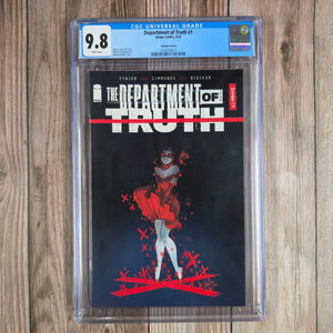 Department of Truth #1 CGC 9.8 WP Variant Cover E 1:50 Mirka Andolfo  (Cert 4017)
