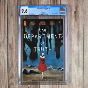 Department of Truth #1 CGC 9.6 WP 1:100 Variant Cover F by Werther Dell'Edera 1:100 SIKTC Homage (Cert 7010)