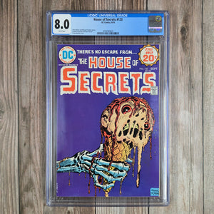 House of Secrets #123 CGC 8.0 WP Frank Robbins Classic Ice Cream Horror Cover (Cert 0023)