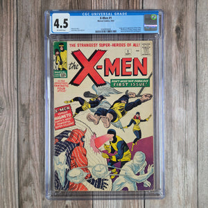 X-Men #1 CGC 4.5 1st team appearance of the X-Men (Cert 0008) *Trade Avail.