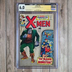 X-Men #40 CGC 6.0 WP SS Roy Thomas Origin of Cyclops continued (cert 4001)