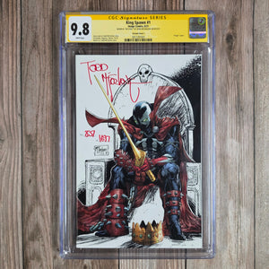 King Spawn #1 CGC 9.8 SS Todd McFarlane, Premiere issue of the first ongoing Spawn title in 30 years (cert 7001)