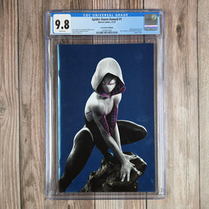 Spider-Gwen Annual #1 CGC 9.8 Contest of Chaos crossover: Spider-Gwen vs. White Fox (cert 1020)