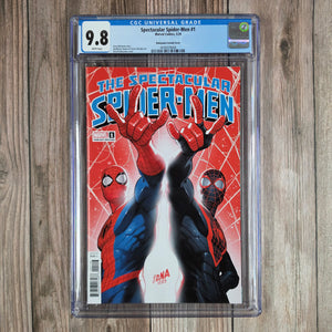 Spectacular Spider-Men #1 CGC 9.8 Nakayama Variant Cover (cert 9008)