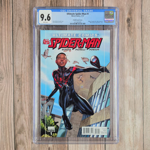 Ultimate Spider-Man #1 CGC 9.6 1:15 Pichelli Variant Cover First solo title and 2nd appearance of Miles Morales (cert 7009)