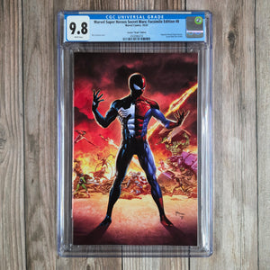 Marvel Super Heroes Secret Wars: Facsimile Edition #8 CGC 9.8 Suayan Virgin Edition Origin of the black symbiote costume that later bonds with Eddie Brock to become Venom (cert 6018)