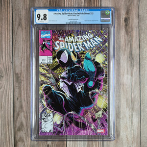 Amazing Spider-Man: Facsimile Edition #252 CGC 9.8 Andews Variant Cover 1st appearance of Spider-Man's black costume (cert 7009)