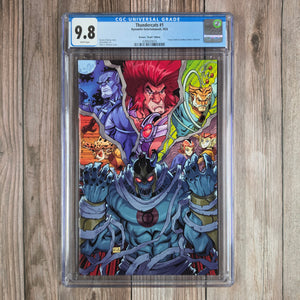Thundercats #1 CGC 9.8 Browne "Virgin" Edition, Dynamite begins publishing Thundercats (cert 0016)