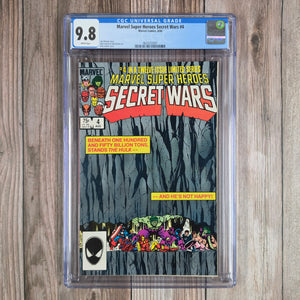 Marvel Super Heroes Secret Wars #4 CGC 9.8 WP Jim Shooter story (cert 2001)
