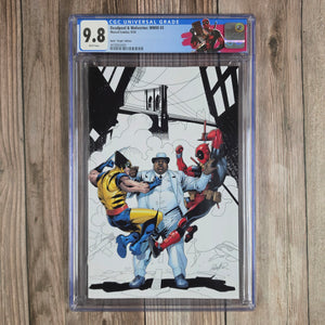 Deadpool & Wolverine: WWIII #3 CGC 9.8 Hustl. "Virgin" Edition Limited 1000 copies, Concludes the popular 2024 WWIII comic arc (cert 5009)