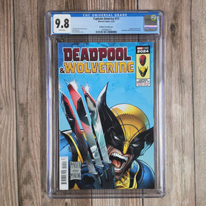 Captain America #11 CGC 9.8 McNiven Variant Cover, 1st appearance of Malik, a change agent recruited by Captain America (cert 6019)