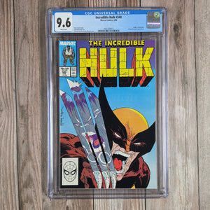 Incredible Hulk #340 CGC 9.6 WP Iconic cover art by Todd McFarlane (cert 6011)