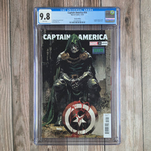 Captain America #14 CGC 9.8 Variant Edition, "Doom" Variant Cover (cert 7016)