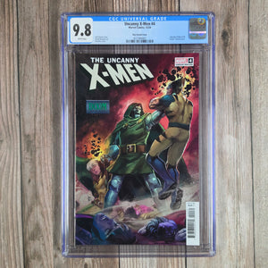 Uncanny X-Men #4 CGC 9.8 Reis Variant Cover, "Doom" Variant Cover (cert 4007)