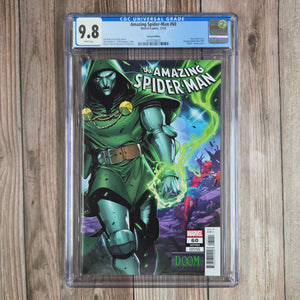 Amazing Spider-Man #60 CGC 9.8 Variant Edition, Final issue of Zeb Wells run on the series (cert 9022)