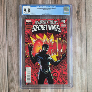 Deadpool's Secret Secret Wars #3 CGC 9.8 Tony Harris Cover (cert 1023)