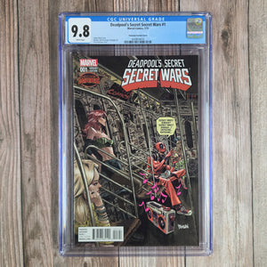 Deadpool's Secret Secret Wars #1 CGC 9.8 Panosian Variant Cover, Dan Panosian cover (cert 4016)