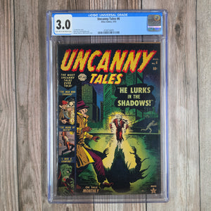Uncanny Tales #6 CGC 3.0 Bill Everett cover (cert 4003)