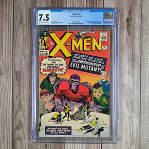 X-Men #4 CGC 7.5 1st team appearance of the Brotherhood of Evil Mutants led by Magneto (cert 6004)