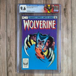 Wolverine Limited Series #2 CGC 9.6 WP Custom Label, 1st Full Appearance of Yukio (Cert 2005)