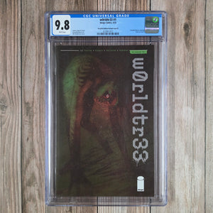 W0rldtr33 #1 CGC 9.8 WP Bill Sienkiewicz Cover D 1:25 Retailer Incentive ERROR RECALLED EDITION (Cert 7017)