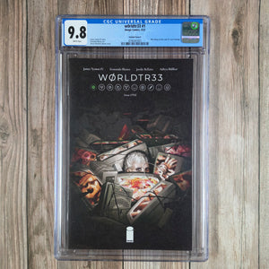 W0rldtr33 #1 CGC 9.8 WP Variant Cover F Alvaro Martinez Bueno 1:100 Retailer Incentive The Nice House on the Lake Homage Variant (Cert 3002)