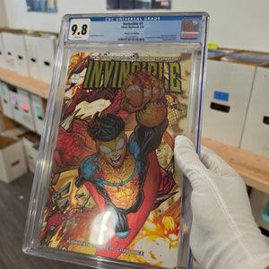 Invincible #1 CGC 9.8 WP Jonboy Meyers Foil Edition ComicTom101 & MFRGek Comics Exclusive Wrap-Around Variant Limited to 120 Copies(Cert 3014)