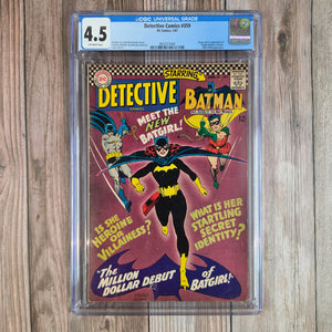 Detective Comics #359 CGC 4.5 1st appearance and origin of Batgirl, Barbara Gordon (cert 7004)