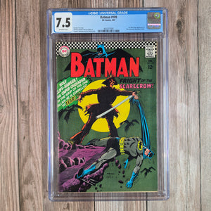 Batman #189 CGC 7.5 1st appearance of the Scarecrow in the Silver Age and 3rd appearance overall (cert 7001)