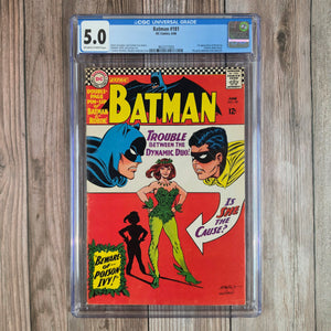 Batman #181 CGC 5.0 1st appearance of Poison Ivy, Pamela Isley (cert 7003)