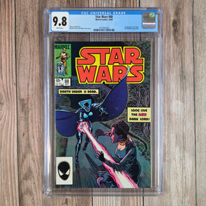 Star Wars #88 CGC 9.8 WP 1st appearance of Lumiya, Dark Lady of the Sith, later revealed to be Shira Brie (cert 5006)
