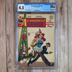 All-American Comics #93 CGC 4.5 "Harlequin" cover and story (cert 5012)