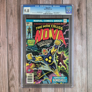 Nova #1 CGC 9.8 WP 1st appearance and origin of Nova, Richard Rider (cert 3017)