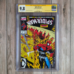 Spider-Man #3 CGC 9.8 WP SS Signed by Todd McFarlane Cover Art by Todd McFarlane (Cert 2401)