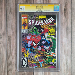 Spider-Man #4 CGC 9.8 WP SS Signed by Todd McFarlane Cover Art by Todd McFarlane (Cert 6004)
