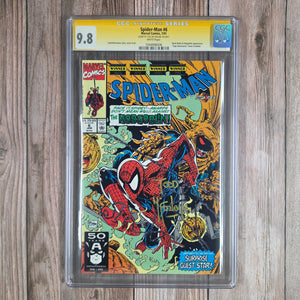Spider-Man #6 CGC 9.8 WP SS Signed by Todd McFarlane Cover Art by Todd McFarlane,"Tiger Electronics" insert included (Cert 6006)