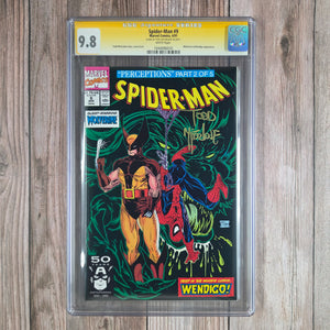 Spider-Man #9 CGC 9.8 WP SS Signed by Todd McFarlane Cover Art by Todd McFarlane (Cert 6010)