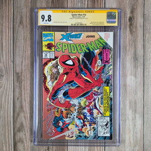 Spider-Man #16 CGC 9.8 WP SS Signed by Todd McFarlane Special Sideways Issue, Last McFarlane Issue on Title (Cert 8004)
