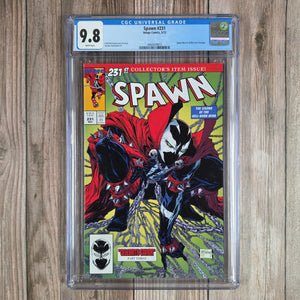 Spawn #231 CGC 9.8 WP Cover art by Todd McFarlane Spider-Man #1 Cover Homage Complex  (Cert 9013)